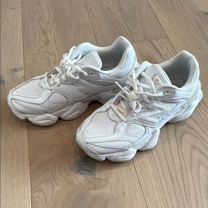 New Balance White Athletic Shoes